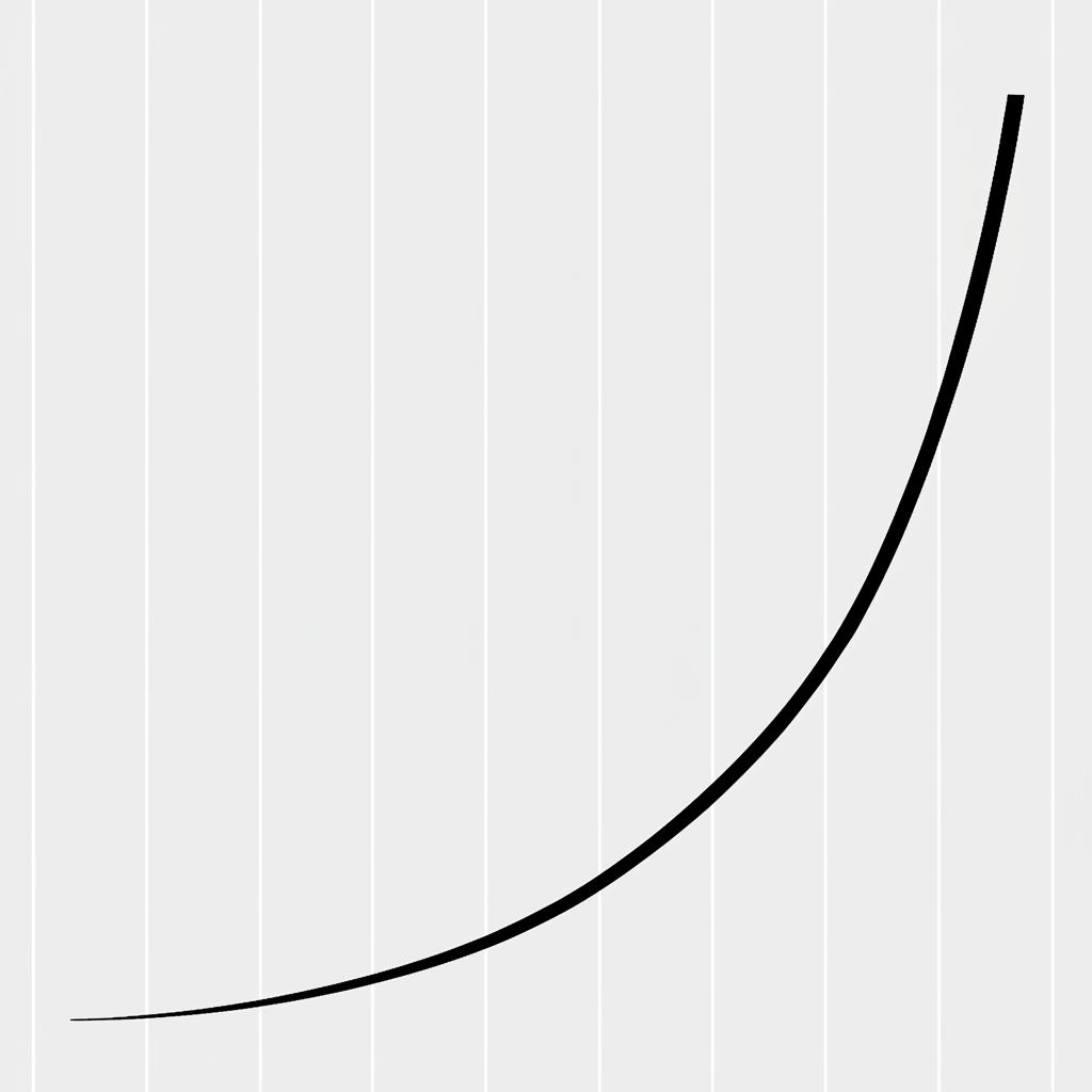 Türkiye'de zaman içinde enflasyon oranlarını gösteren, metin veya etiket içermeyen stilize edilmiş bir grafik.