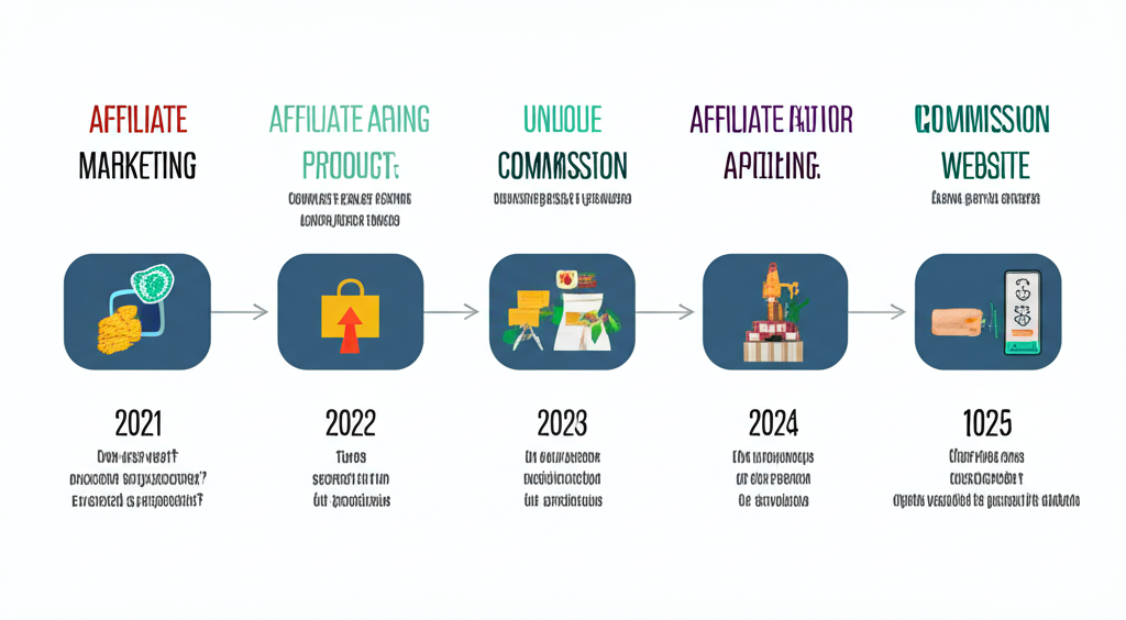 Infographic illustrating affiliate marketing