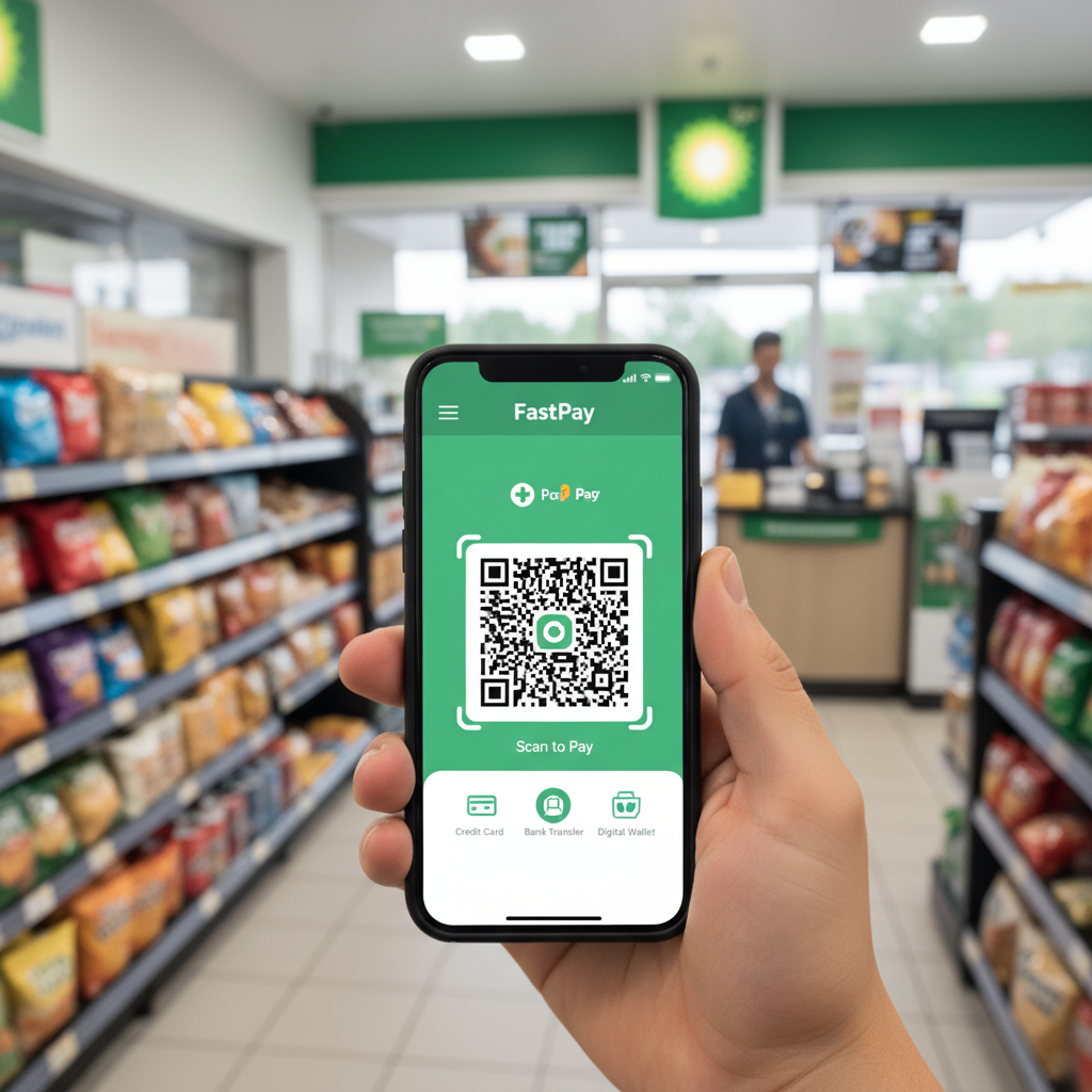 FastPay uygulamasında QR kod ile ödeme ekranı