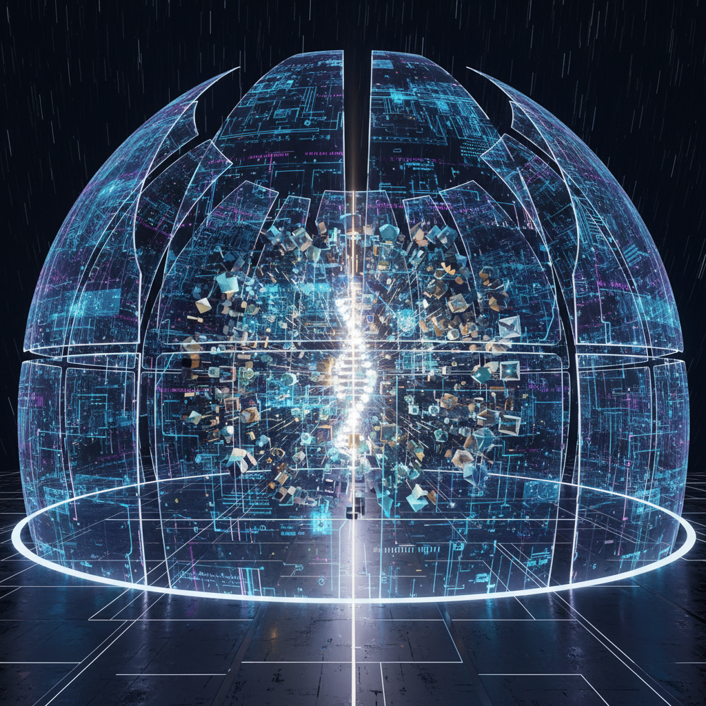 Veri egemenliğini simgeleyen güvenli dijital kasa