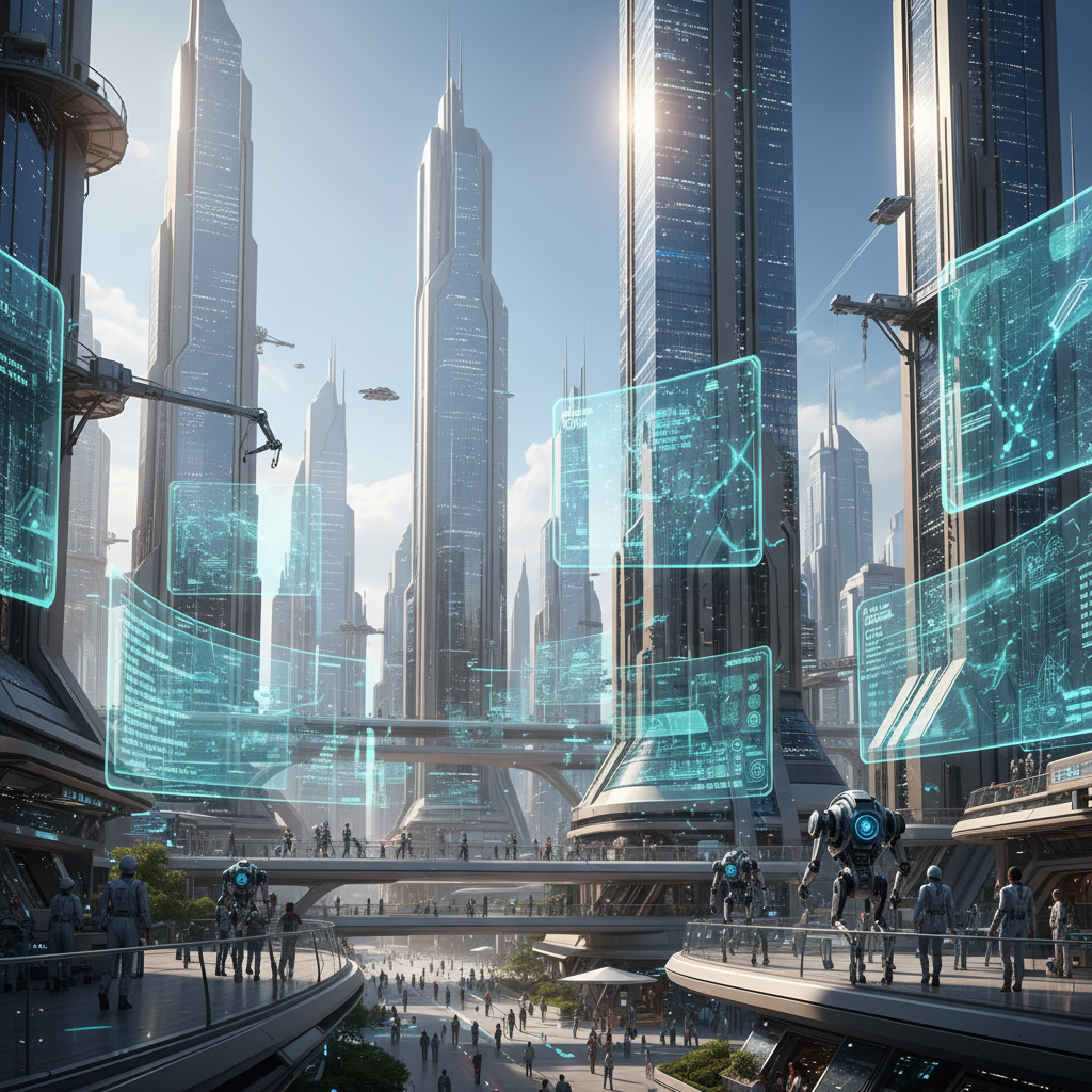 Gelecekçi şehirde yapay zeka entegrasyonu